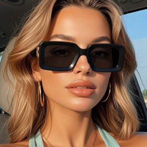 1/2 paires de lunettes de vue pour femmes, monture intégrale, motif léopard, cuivre, géométrique, élégantes, classiques, populaires, à la mode, pour voyage, vacances, conduite, style décontracté, accessoires de mode pour femmes