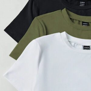 Flirla Body à manches courtes de couleur unie pour femme pour le printemps et l été