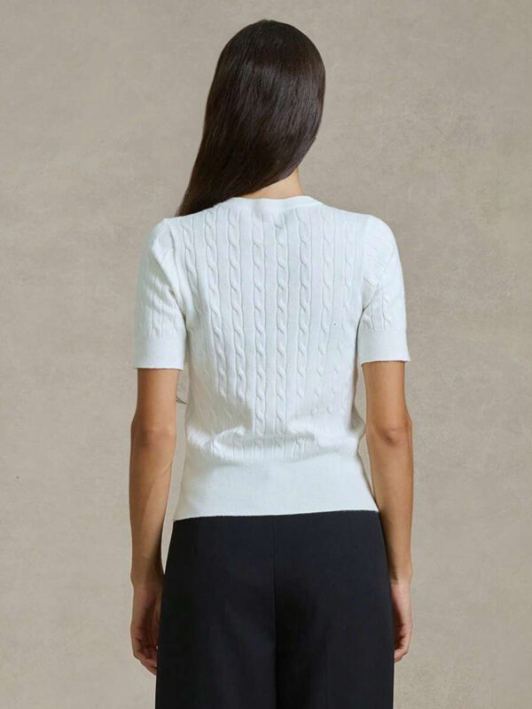 Briarwyn Femmes Été Décontracté Manches Courtes Tricot Top Vacances Décontracté Professionnel Femme 4 Juillet Aéroport – Image 7