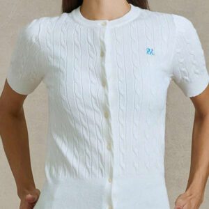Briarwyn Femmes Été Décontracté Manches Courtes Tricot Top Vacances Décontracté Professionnel Femme 4 Juillet Aéroport