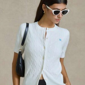Briarwyn Femmes Été Décontracté Manches Courtes Tricot Top Vacances Décontracté Professionnel Femme 4 Juillet Aéroport