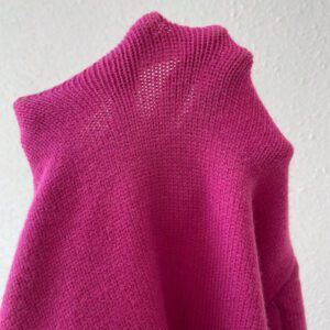Flirla Top Court En Tricot Bicolore Découpé