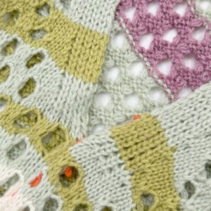 Flirla Cardigan court en maille ajourée de couleur unie décontracté pour femmes, printemps/automne