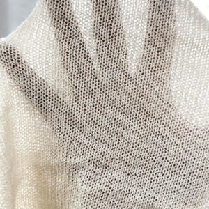 Flirla Cardigan fin casual, polyvalent et pour femme avec Col V profond, Lien devant, Couleur abricot, Printemps