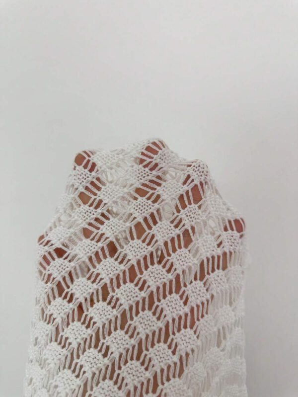 Elenzga Ensemble tricot 2 pièces à col rond ajouré pour femmes – Image 7