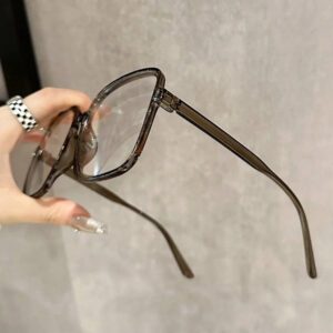 1pc/3pcs Women Classy Aesthetic Modern Simple Style Technological Casual Style Clear Glasses For Office Reading Daily Life Accessories Glasses Accessories For Women