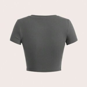 SHEIN ICON T-Shirt Court Figure Et Lettre