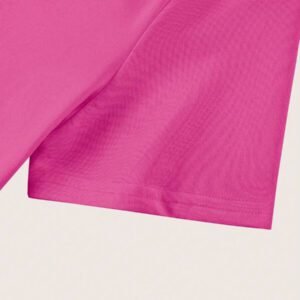 SHEIN TRNDY Top court avec slogan imprimé "Je suis littéralement juste une fille" et coupe slim pour femme. Hauts graphiques pour femme