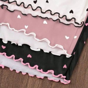 Dream Adore 3pcs/Set Heart Printed Camisole & Shorts Pajama Set Womens Pajama Set Heart Print Pajama Set Camisole And Shorts Pajama Set Cute Pajama Set Lounge Set