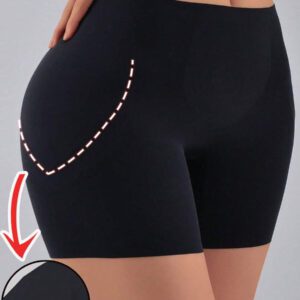 Seamless Padded Shapewear Panties For Women, Butt & Hip Enhancement, Firm Tummy Control, Thin Silky Ice Fiber With Teardrop Foam Pad