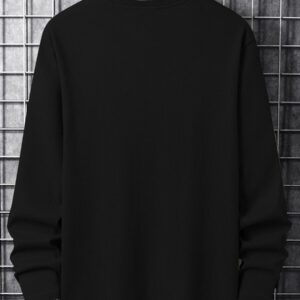 Manfinity Homme Homme T-shirt 2 en 1 unicolore en maille gaufrée
