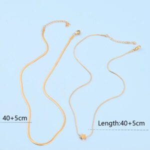 2 pièces En Acier Inoxydable Polissage En Forme D'étoile Pendentif Avec perforation Électrolytique Serpent Chaîne Dague Lame Chaîne Pour Pour Femme Port Quotidien Accessoire