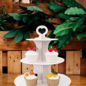 1pc Solid Color Cake Holder Stand, Birthday Babe Shower Family Holiday Party Decoration Supplies, Food Display Stand Cake Stand, Baking Cake Decor