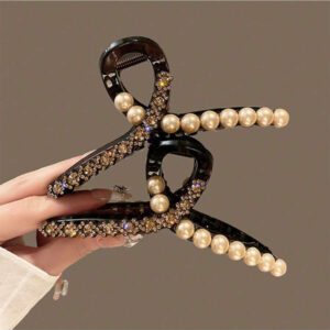 1pc Korean Elegant Ball Design Hair Clip, Minimalist Vintage Style, Suitable For Stylish Women And Girls, Daily Outfit, Photography Hair Claws Claw Clips Hair Clips Hair Jaw Clip Hair Clamps Hair Clutch Hair Catcher Clip, Casual