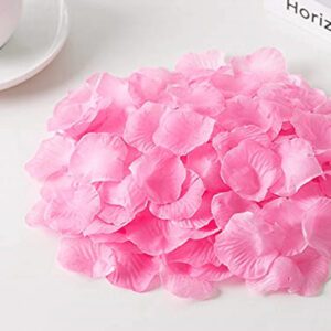 1000 pièces Pétales de rose de 15 couleurs, fleurs artificielles pour la décoration de mariage, la décoration de fête, le remplissage de boîte-cadeau, une alternative au raphia