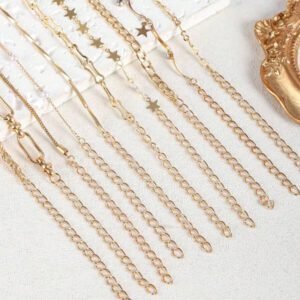 10 pièces/set Bracelet de charme de stars en strass de cuivre élégant et faux perles, convient pour le port quotidien des femmes