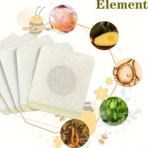 100/50/30pcs, Motherwort Patches, Herbal Navel Stickers, Natural Herbal Warming Patches To Relieve Stress, Fatigue, Regulate Spleen And Stomach, Remove Dampness, Mugwort Comfortable Stickers With Soothing Fragrance - Flexible Adhesive Design For Joints And Muscles Comfort - Breathable And Non-Irritating, Provides Temporary Warmth For Active Lifestyles, Home Accessories, Moxa Stickers With Natural Plant Essence For Daily Body, Navel, Waist, Back, Neck, Thigh Care, Traditional Chinese Medicine Wellness
