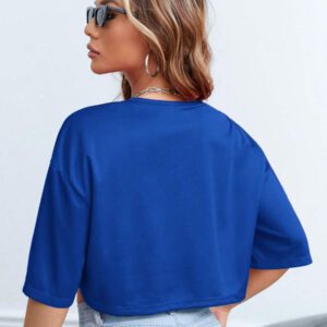SHEIN EZwear T-shirt court à lettres