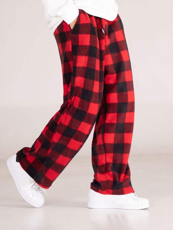 Manfinity Hypemode Men's Gingham Pattern Slant Pocket Pants – Image 6