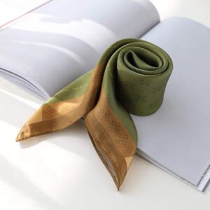1 pièce Foulard carré imprimé floral en imitation de soie de 26,77 pouces pour femmes, bandeau/serre-tête/écharpe à usage multiple respirant/accessoire de sac élégant Bandana