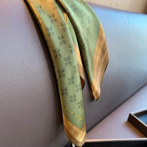 1 pièce Foulard carré imprimé floral en imitation de soie de 26,77 pouces pour femmes, bandeau/serre-tête/écharpe à usage multiple respirant/accessoire de sac élégant Bandana