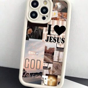 1 pièce Étui de téléphone TPU antichoc à motif paysage romantique, compatible avec 16 15 14 13 12 11 Pro Max, étanche, anti-chute, résistant aux rayures