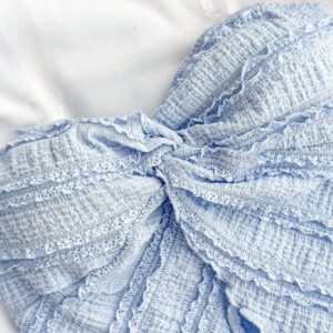 SHEIN Débardeur asymétrique à dos ouvert confortable et minimaliste pour filles préadolescentes