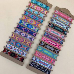 6pcs/Set Random Color Bohemian Fringe Woven Friendship Bracelet, Fashionable Lucky Bracelet Suitable For Ladies' Daily Wear, Dinner And Dating