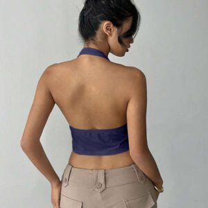 Débardeur à encolure bateauCouleur unie, mode pour l'été