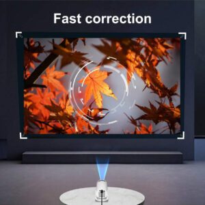 Projecteur portable, pour mini-projecteur, expérience de cinéma maison compacte, idéal pour le jeu, les études, les films de bureau, compatible avec les PC, les téléphones, les bâtons TV, 30 000 heures d'utilisation.