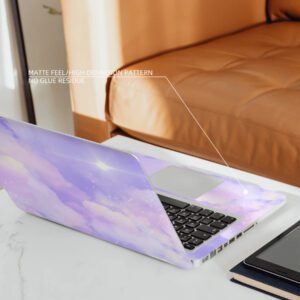 1 set Autocollant De Protection Pour Ordinateur Portable 15,6-16 Pouce Imprimé Nuage Compatible Avec