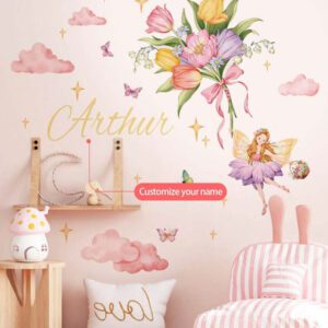 1 pièce Sticker mural de papillon violet de bande dessinée, décalcomanie murale avec texte personnalisé, personnalisez votre signature, créez votre propre espace, décoration murale pour chambre à coucher, salon, maison, matériau PVC amovible, cadeaux pour anniversaire, remise des diplômes, Slow Summer Living, multifonctionnel, exquis, élégant, de haute qualité, coloré, moderne, personnalisé, unique, cadeaux idéaux pour lui, salle de thé, maison, jardin, bureau, pour anniversaires, pour la Saint-Valentin, pour la Fête des mères, pour les anniversaires, pour la Fête des pères, pour la remise des diplômes, pour les mariages, pour le pendaison de crémaillère
