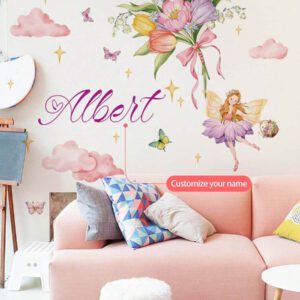 1 pièce Sticker mural de papillon violet de bande dessinée, décalcomanie murale avec texte personnalisé, personnalisez votre signature, créez votre propre espace, décoration murale pour chambre à coucher, salon, maison, matériau PVC amovible, cadeaux pour anniversaire, remise des diplômes, Slow Summer Living, multifonctionnel, exquis, élégant, de haute qualité, coloré, moderne, personnalisé, unique, cadeaux idéaux pour lui, salle de thé, maison, jardin, bureau, pour anniversaires, pour la Saint-Valentin, pour la Fête des mères, pour les anniversaires, pour la Fête des pères, pour la remise des diplômes, pour les mariages, pour le pendaison de crémaillère