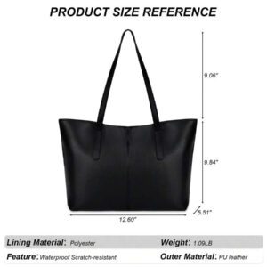 NEWHEY Sac à main et sac à bandoulière femme de taille moyenne, portefeuille en PU avec poignée supérieure (32*25*14cm), sacs de travail attrayants pour femmes