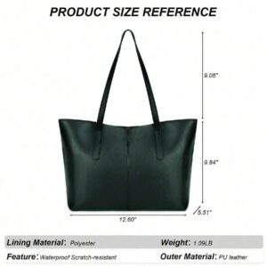 NEWHEY Sac à main et sac à bandoulière femme de taille moyenne, portefeuille en PU avec poignée supérieure (32*25*14cm), sacs de travail attrayants pour femmes