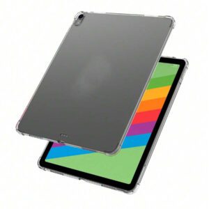 1 pièce Étui de protection transparent en TPU/avec protection sur tous les bords/anti-chute/avec coussin d'air aux quatre coins/en silicone souple/coque transparente/étui de protection/film en verre trempé, compatible avec iPad