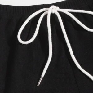 SHEIN EZwear 2 paquets de shorts d'été à nœud à la taille avec jambes évasées