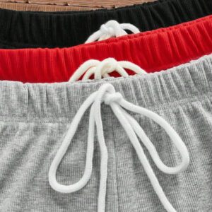 SHEIN EZwear 2 paquets de shorts d'été à nœud à la taille avec jambes évasées