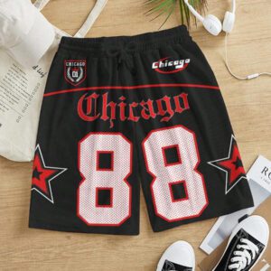 SHEIN EZwear Short casual pour femmes avec cordon de serrage à la taille et imprimé lettres