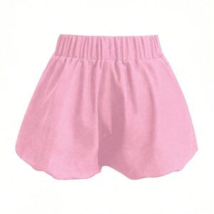 SHEIN Short casual minimaliste de couleur unie pour femme