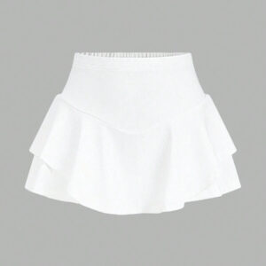 Gooodcoin EZwear Short en couleur unie décontracté pour femmes, été