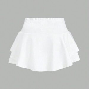 Gooodcoin EZwear Short en couleur unie décontracté pour femmes, été