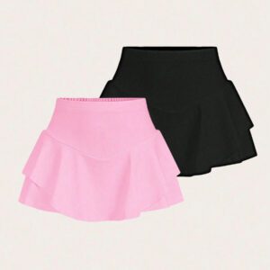 Gooodcoin EZwear Short en couleur unie décontracté pour femmes, été