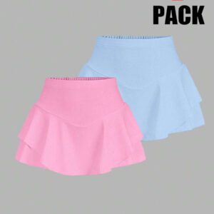 Gooodcoin EZwear Short en couleur unie décontracté pour femmes, été
