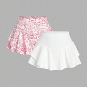 Gooodcoin EZwear Short en couleur unie décontracté pour femmes, été