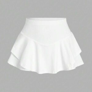 Gooodcoin EZwear Short en couleur unie décontracté pour femmes, été