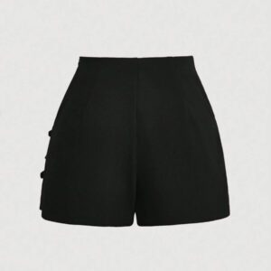 Gooodcoin MOD Short-jupe femme rouge à nœud papillon, short d'été rouge, short mignon