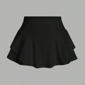 Gooodcoin EZwear Short en couleur unie décontracté pour femmes, été
