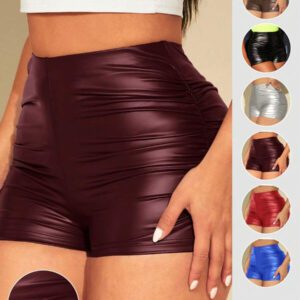 Gooodcoin SXY Short unicolore à ruché en PU