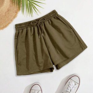 INAWLY Short À Cordon À Poche